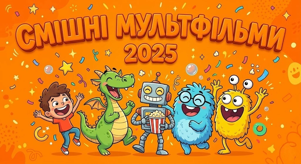 Найкращі смішні мультфільми 2025 для сімейного перегляду