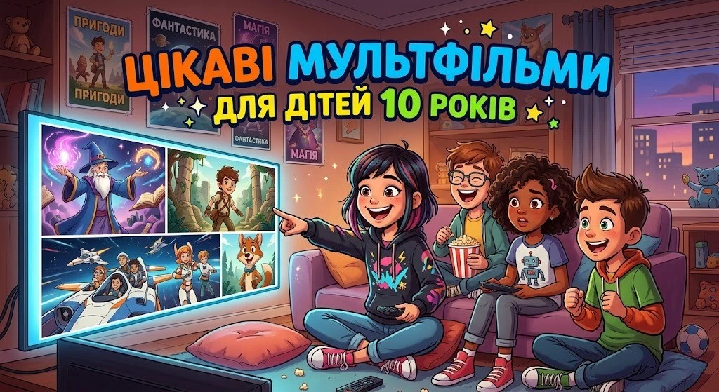 Цікаві мультфільми для дітей 10 років: велика добірка