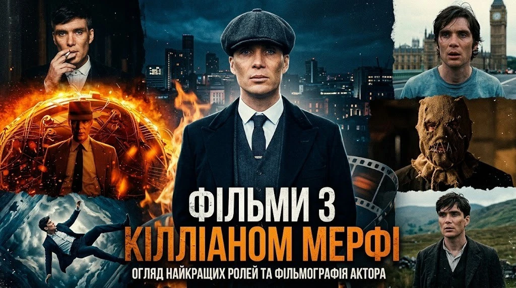 ТОП 20 фільмів Кілліана Мерфі з рейтингами IMDb