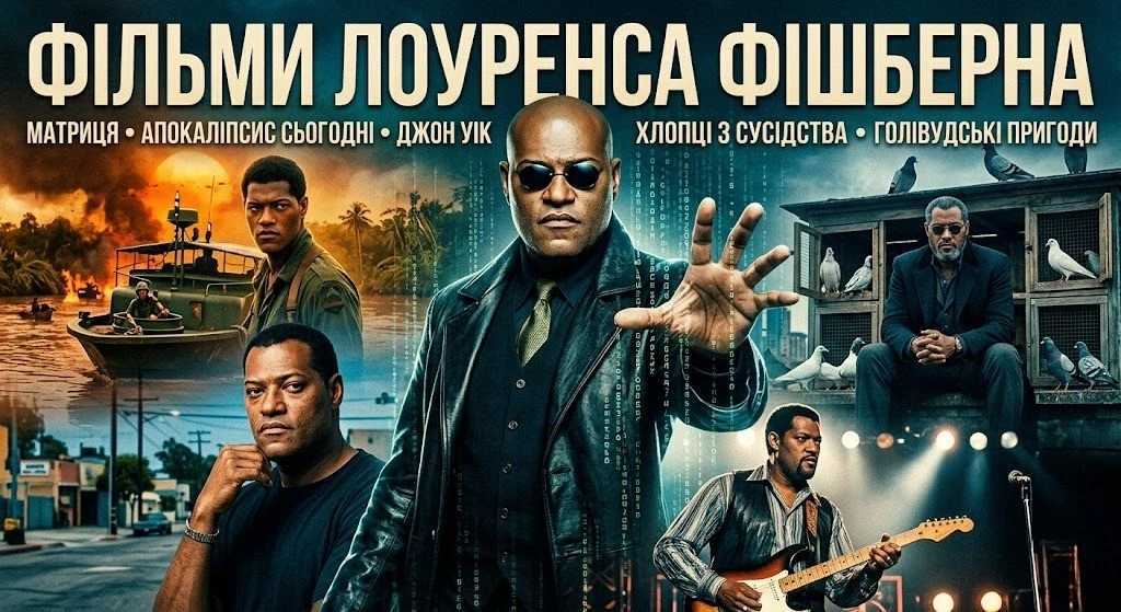 Топ-30 фільмів Лоуренса Фішберна на всі смаки